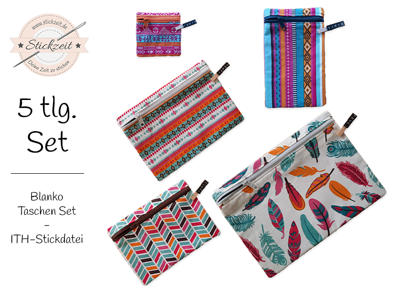Blanko Taschen Set - ITH-Stickdatei